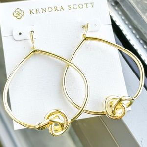 Kendra Scott Presleigh Love Knot
Open Frame Earrings gently worn